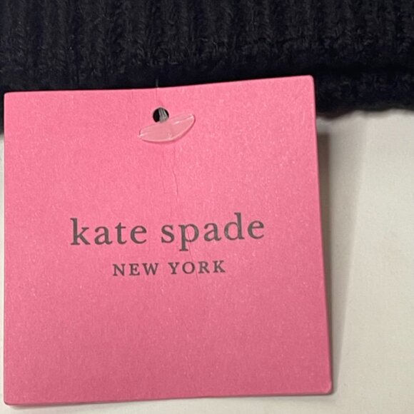Kate Spade | Wool Striped Multicolor Winter Beanie Hat - Picture 6 of 7